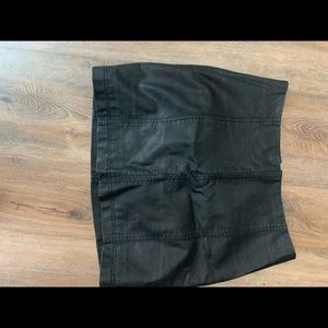 Free People Leather Skirt